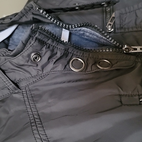 Topman Men's Moto Bomber Style Jacket Black size L - Picture 10 of 15